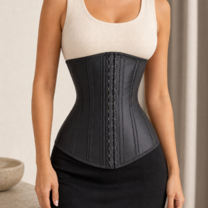black sculpt waist trainer model graphite